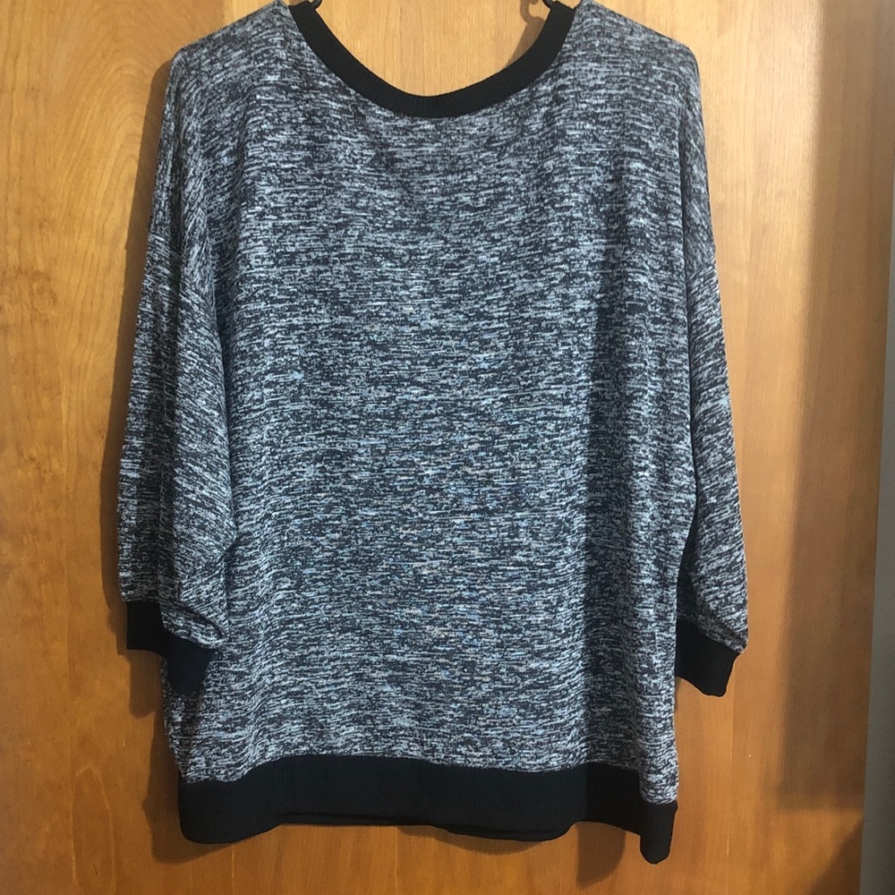 Cato Black and Gray Knit Sweater - Picture 3 of 5